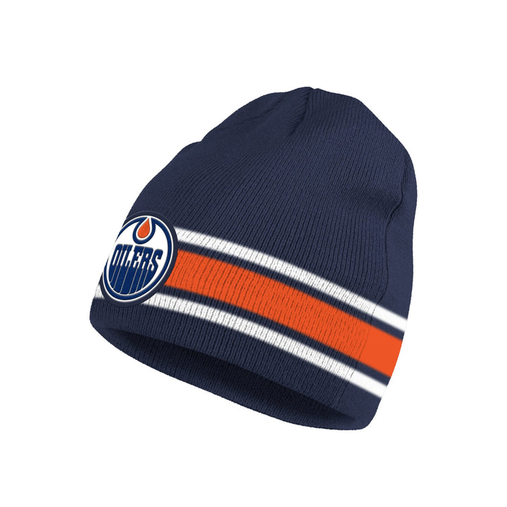 Edmonton Oilers Adidas Blue Coach Toque/Beanie