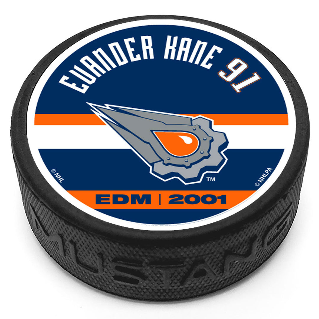 Evander Kane Edmonton Oilers Reverse Retro Puck
