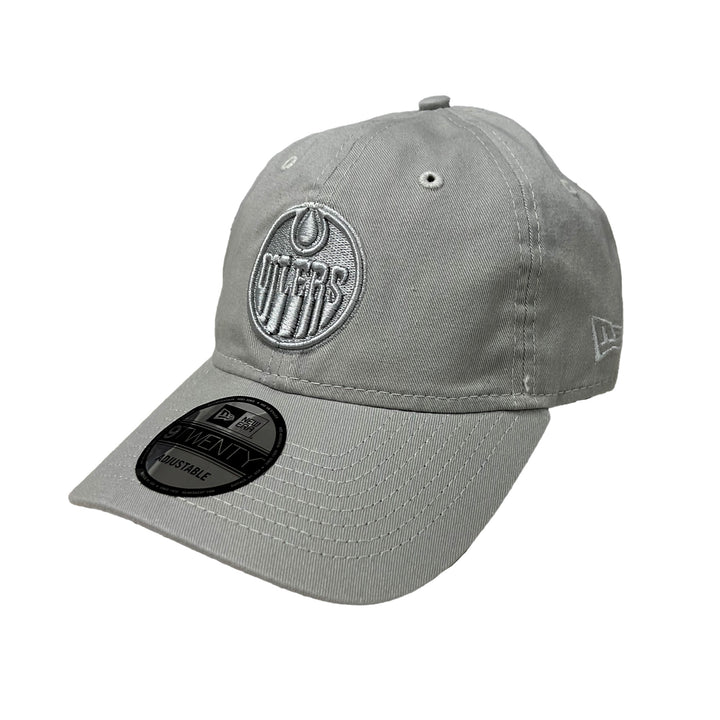 Edmonton Oilers Women's New Era Grey 9TWENTY Core Classic Adjustable Hat