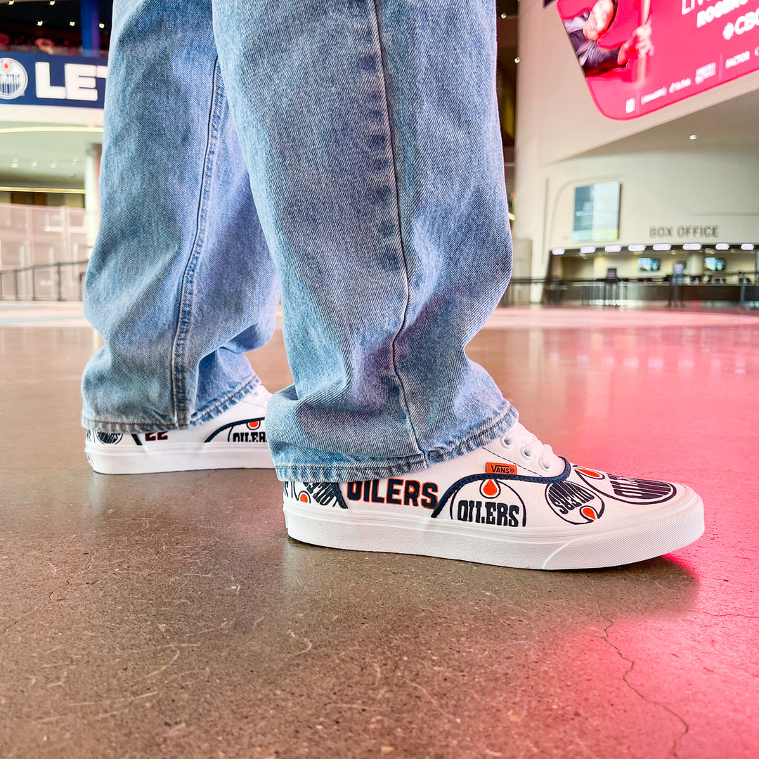 Edmonton Oilers Vans Skate Authentic Shoe