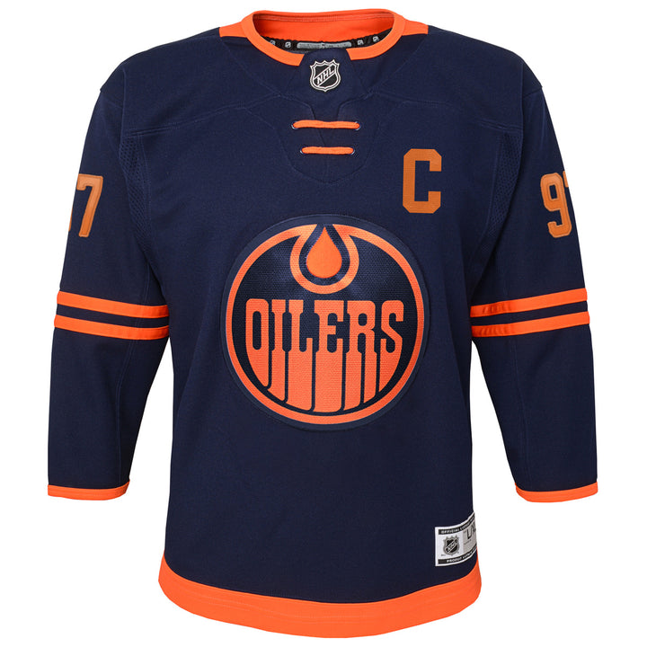 Connor McDavid Edmonton Oilers Youth Navy/Alternate Jersey