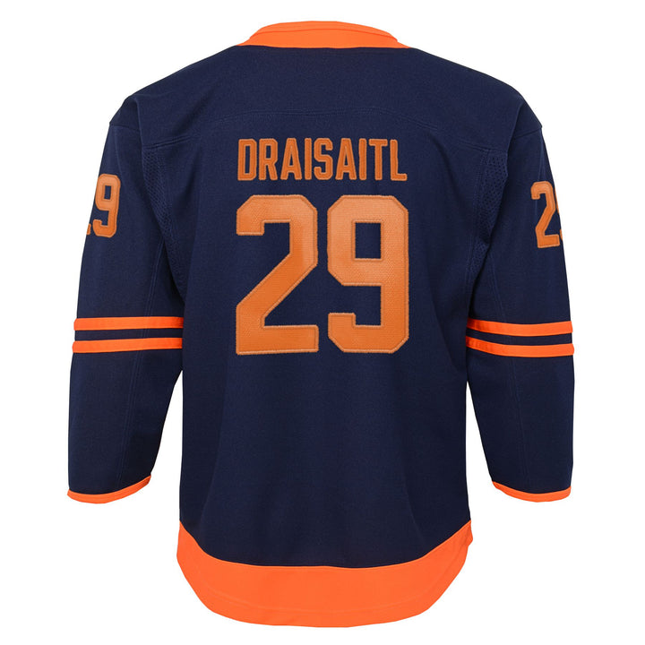Leon Draisaitl Edmonton Oilers Kids Navy/Alternate Jersey