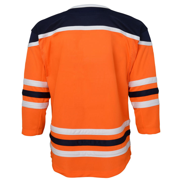 Edmonton Oilers Kids Orange/Home Blank Jersey