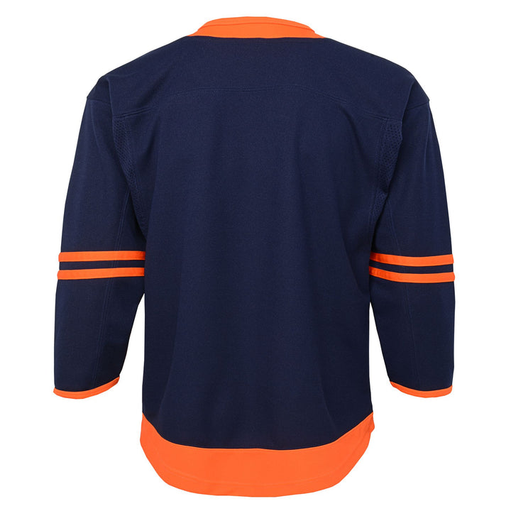Edmonton Oilers Youth Navy/Alternate Blank Jersey