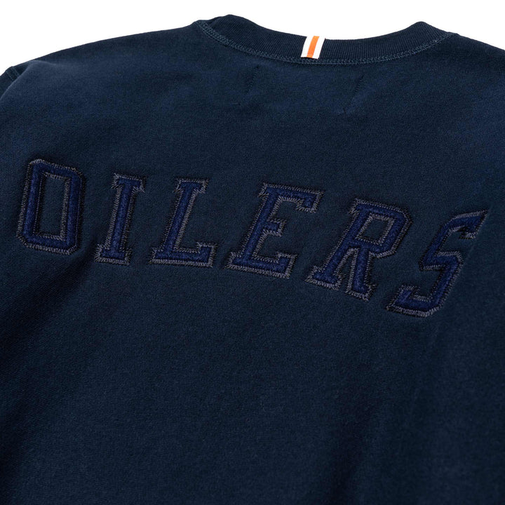 Edmonton Oilers Local Soft Goods Navy Crewneck Sweatshirt