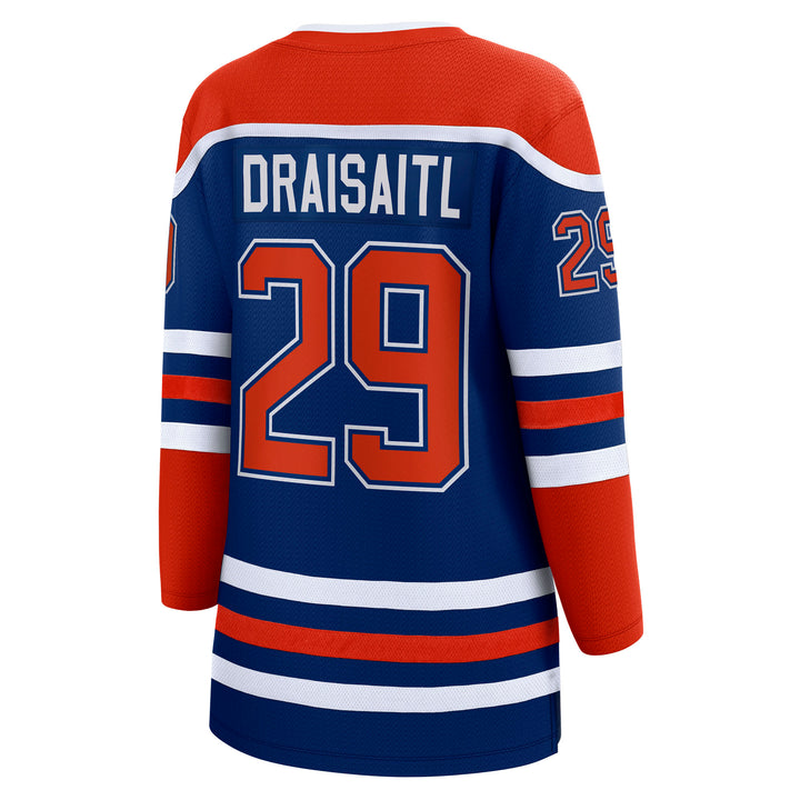 Leon Draisaitl Edmonton Oilers Women's Fanatics Breakaway Royal Blue Home Jersey