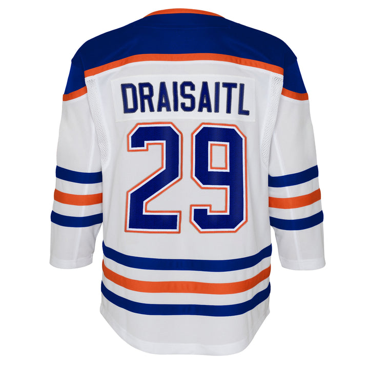 Leon Draisaitl Edmonton Oilers Youth White Away Jersey