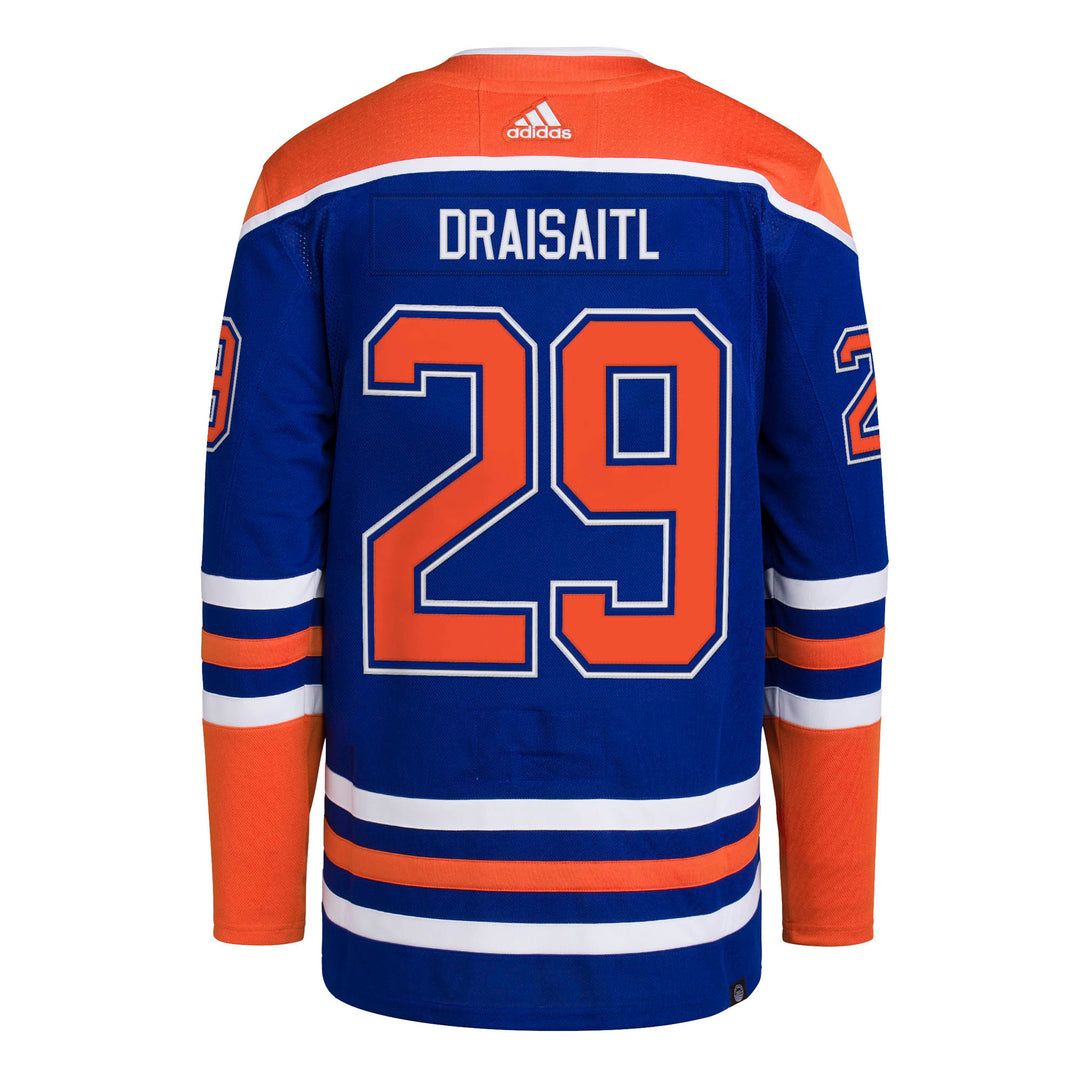 Fanatics Authentic Leon Draisaitl Edmonton Oilers Autographed 2022-23 Reverse Retro Adidas Authentic Jersey