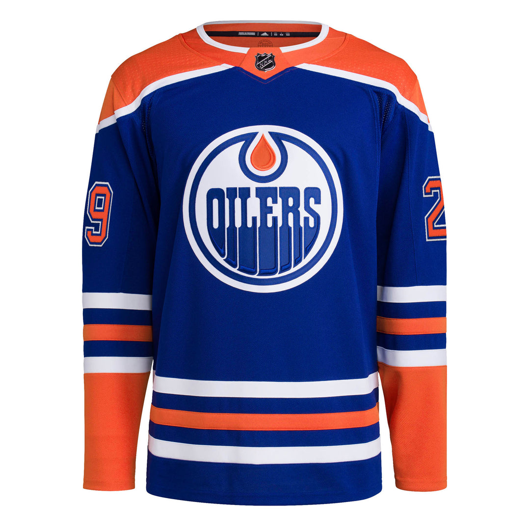 Leon Draisaitl Edmonton Oilers adidas Primegreen Authentic Royal Blue Home Jersey