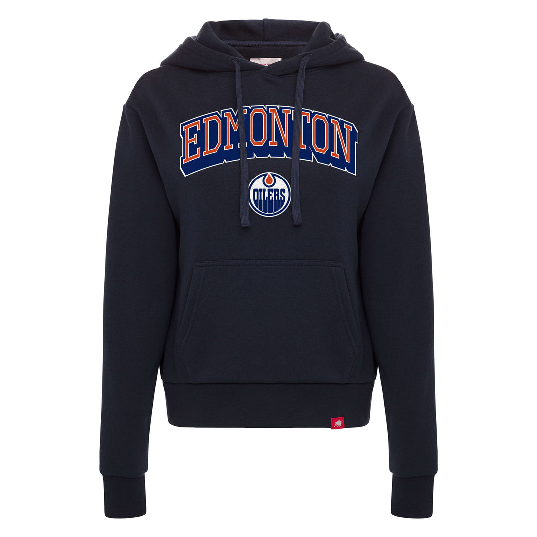 Edmonton Oilers Women's Sportiqe Ava Midnight Navy Hoodie