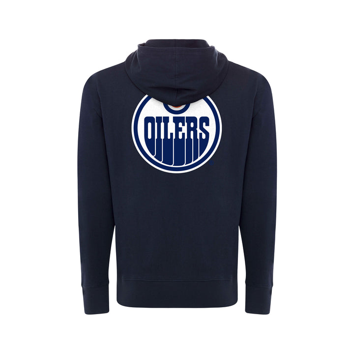 Edmonton Oilers Sportiqe Havasu Navy Full Zip Hoodie