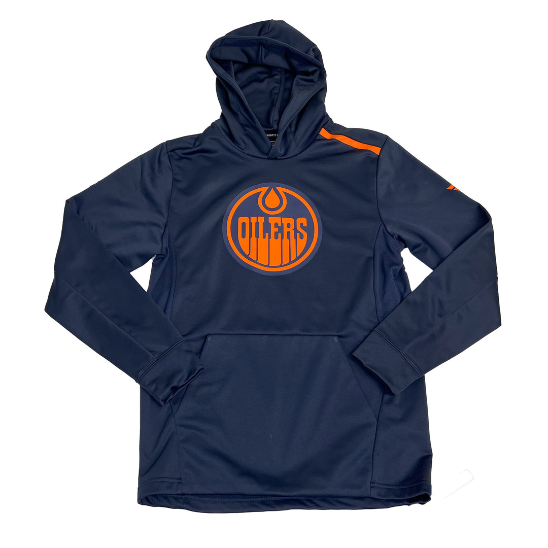Edmonton Oilers Authentic Pro Locker Room Alternate Logo Hoodie