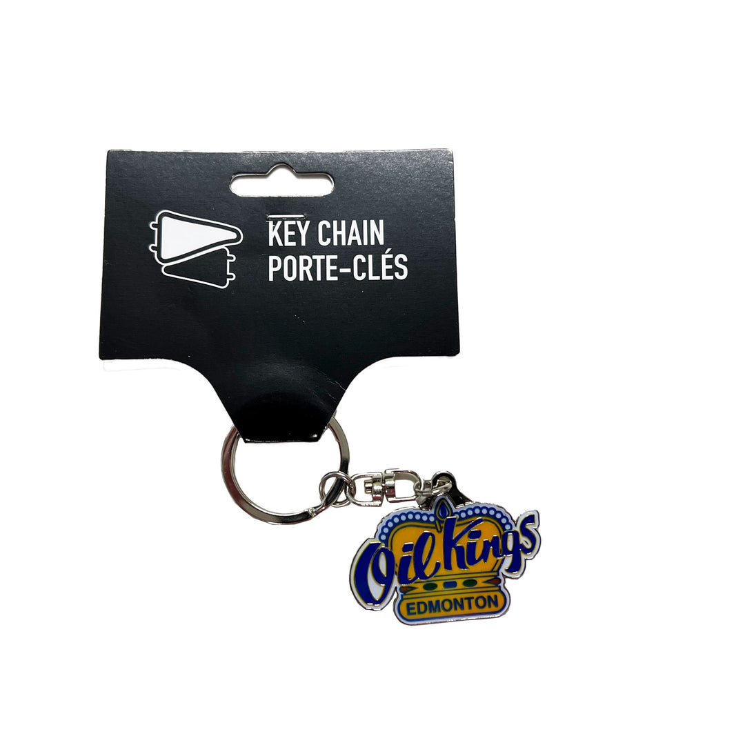 Edmonton Oil Kings Flip Custom Logo Keychain
