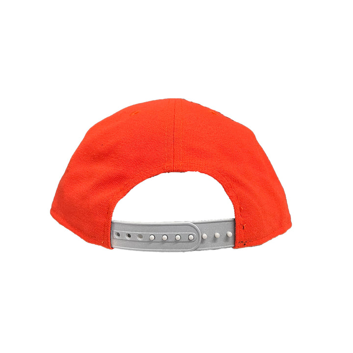 Edmonton Oilers New Era Orange Reflective Logo Snapback