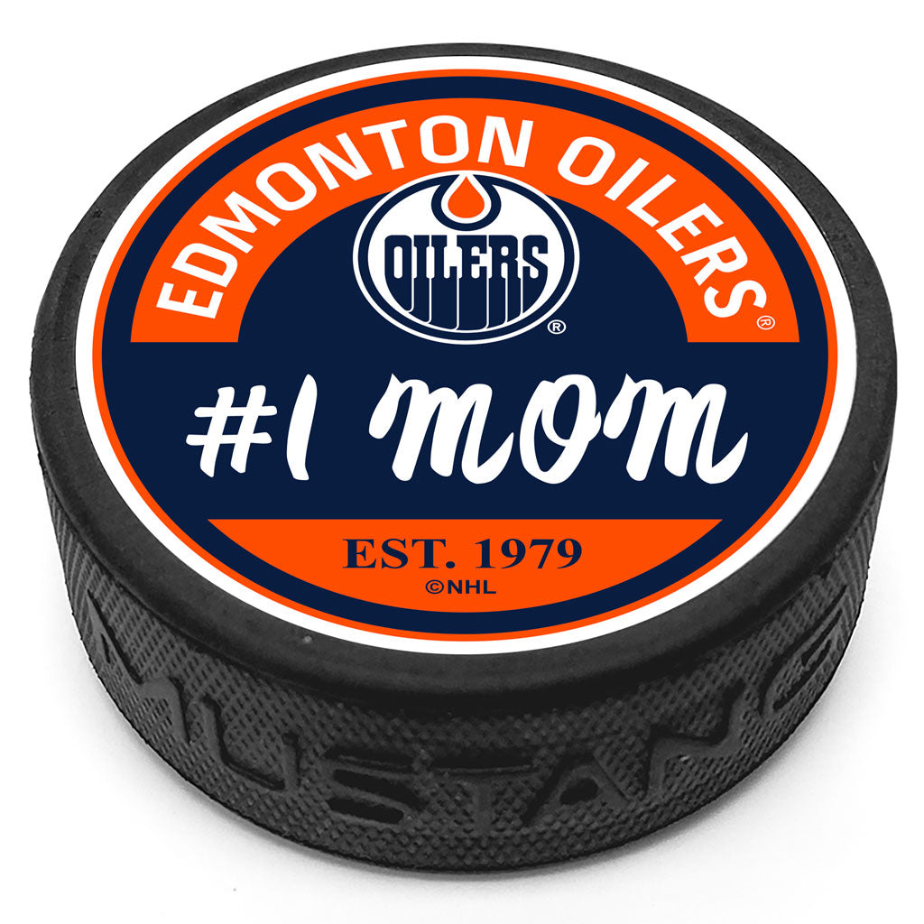 Edmonton Oilers #1 MOM Textured Collectors Puck