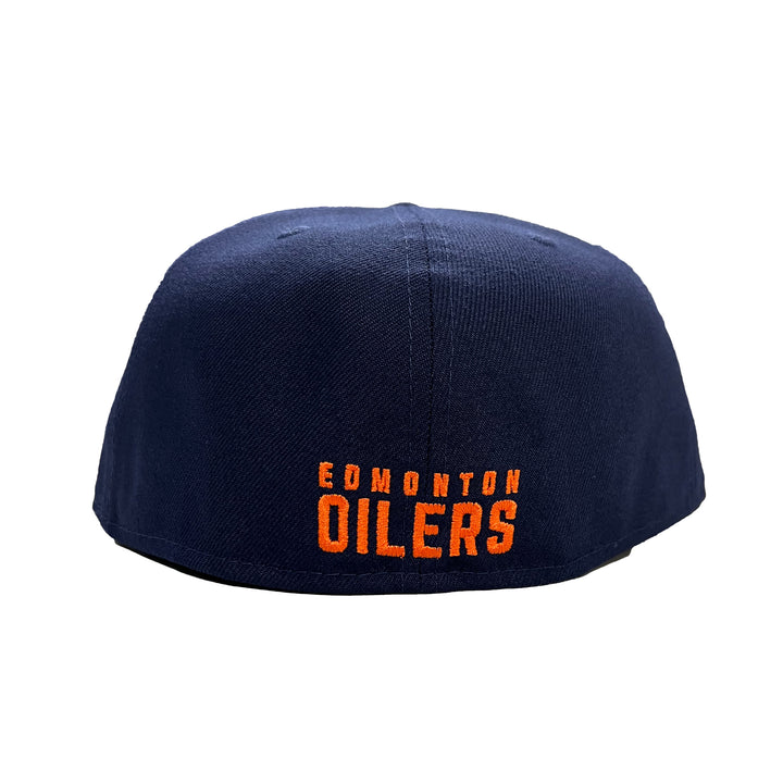 Edmonton Oilers New Era Navy 59FIFTY Fitted Alternate Logo Hat