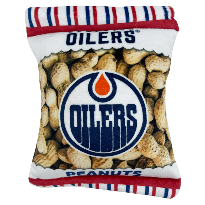 Edmonton Oilers Bag of Peanuts Dog/Pet Toy
