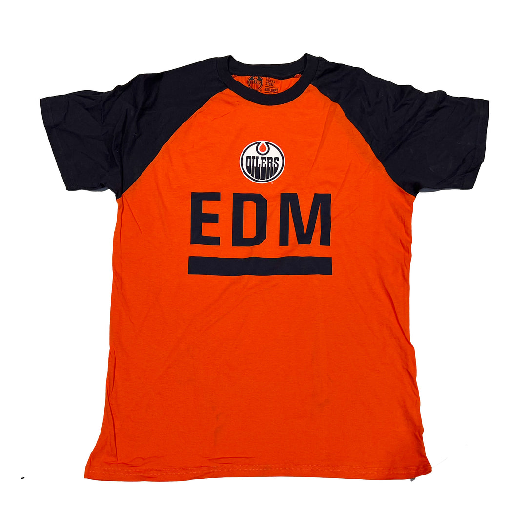 Edmonton Oilers Orange EDM T-Shirt