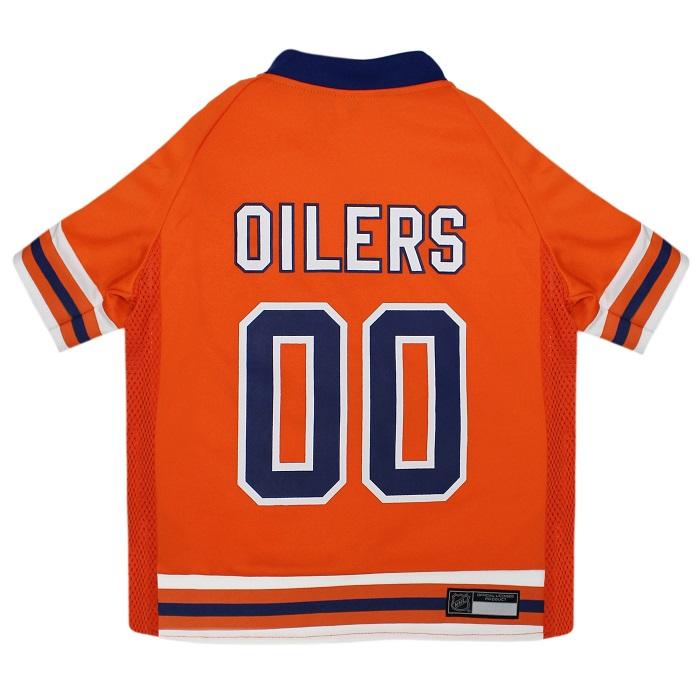 Edmonton Oilers Pets First Orange Hockey Jersey