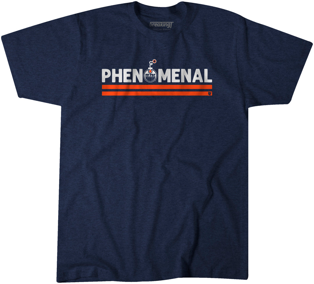 Edmonton Oilers "Phenomenal" Navy T-Shirt