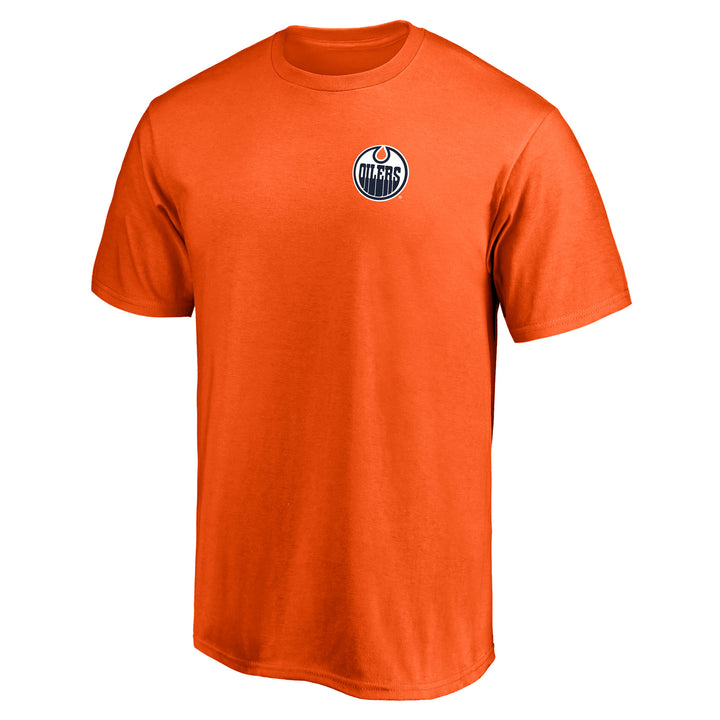 Edmonton Oilers #1 Dad Tee Orange T-Shirts
