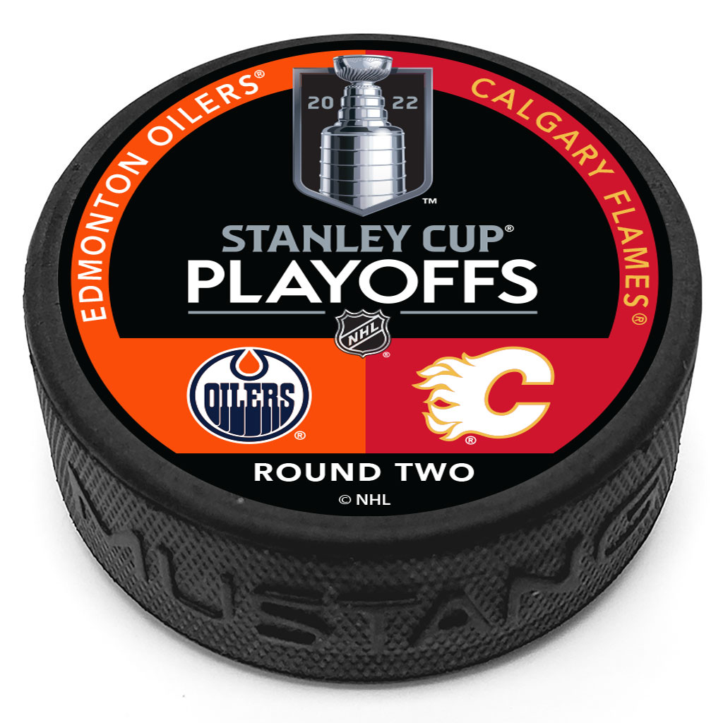 Edmonton Oilers 2022 Stanley Cup Playoffs - Round 2 Match Up Puck