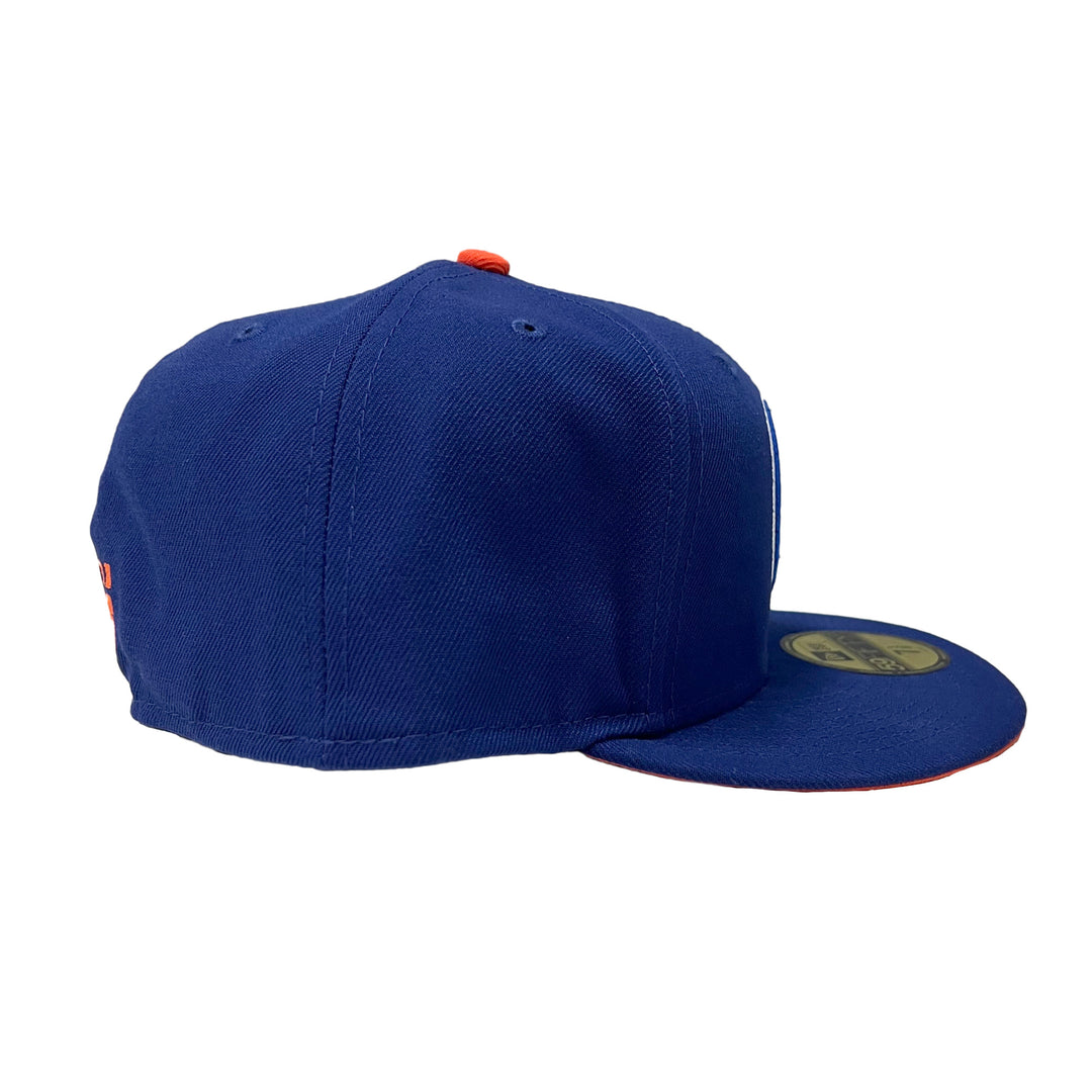 Edmonton Oilers New Era Royal Blue 59FIFTY Fitted Logo Hat