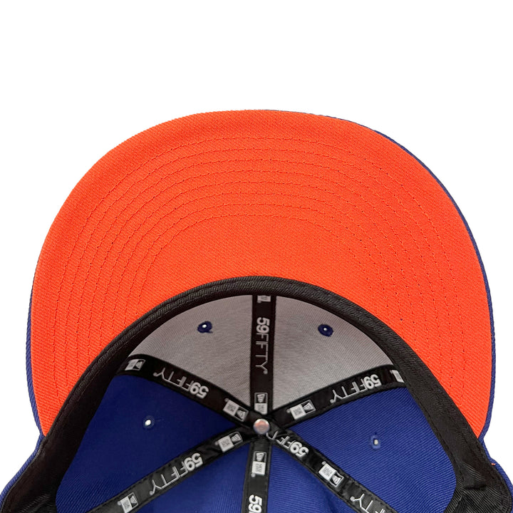 Edmonton Oilers New Era Royal Blue 59FIFTY Fitted Logo Hat