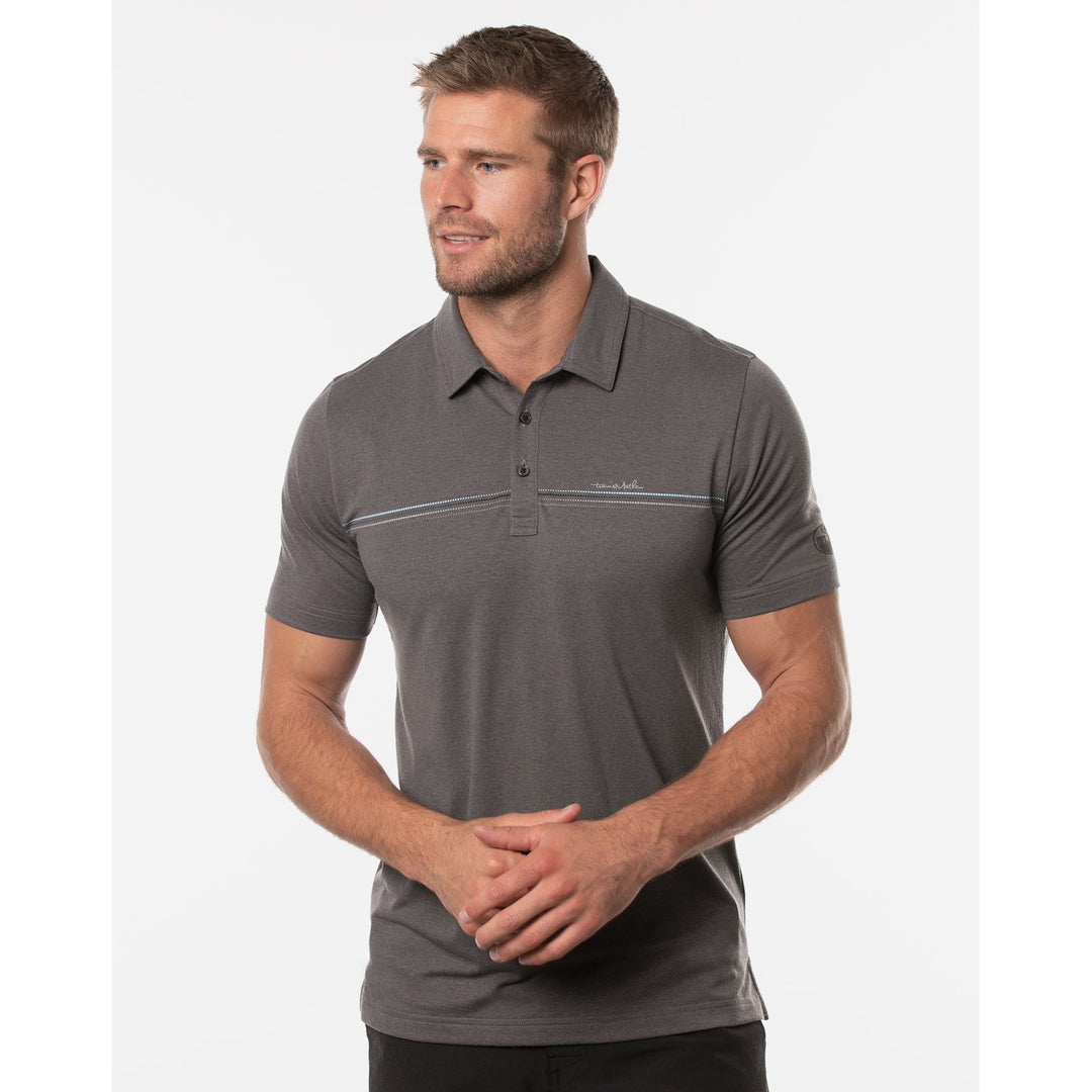 Edmonton Oilers TravisMathew Knot Today Grey Polo