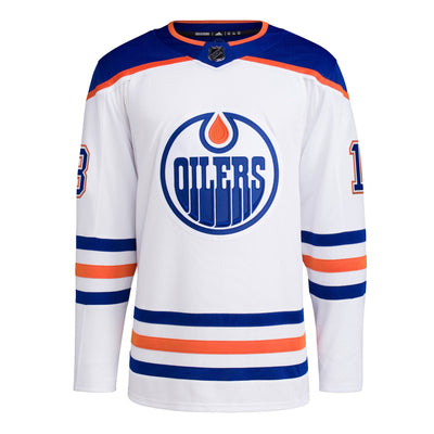 Zach Hyman Edmonton Oilers adidas Primegreen Authentic White Away Jersey