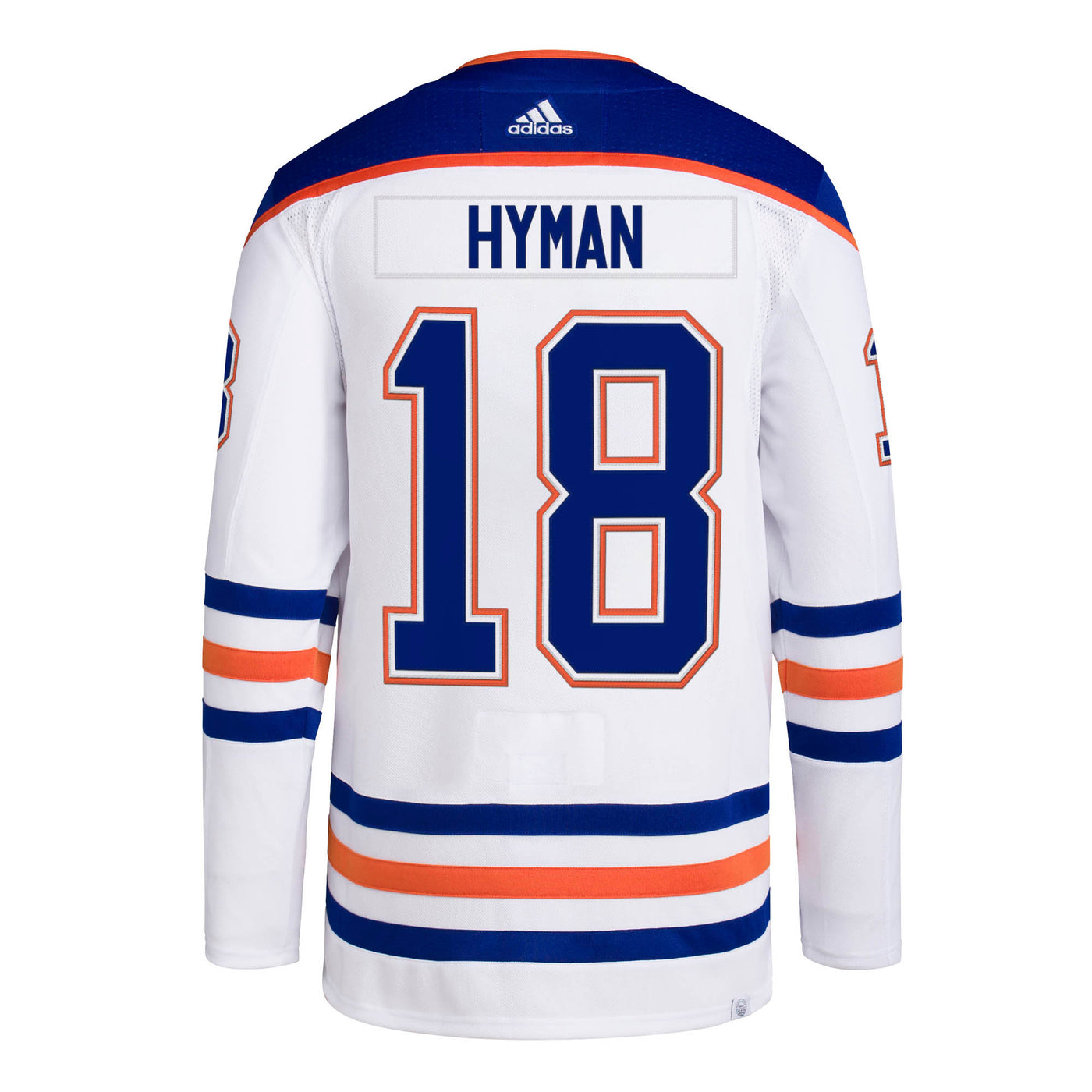Zach Hyman Edmonton Oilers adidas Primegreen Authentic White Away Jersey