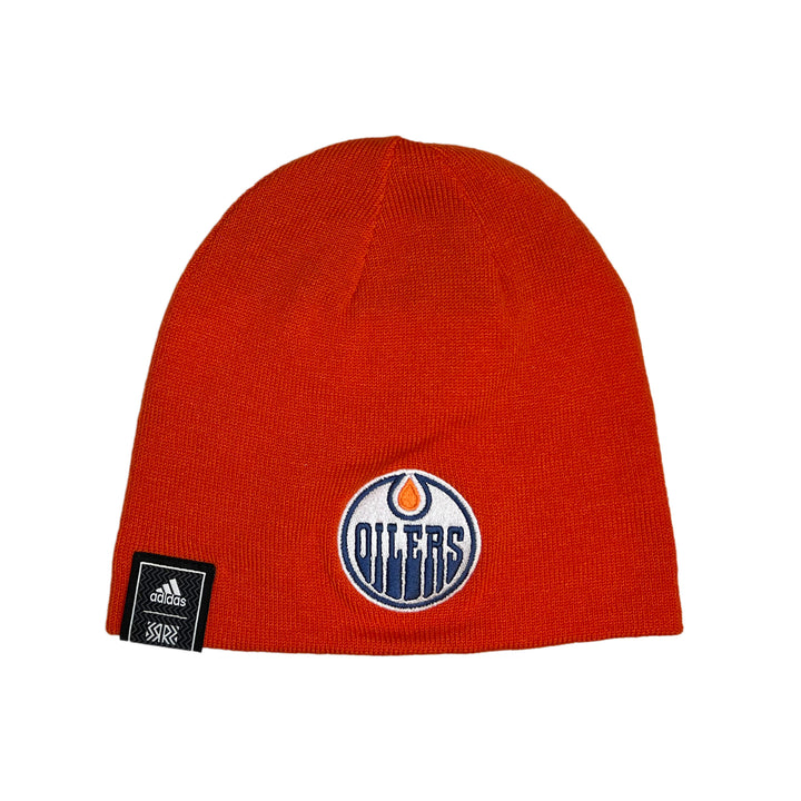 Edmonton Oilers adidas Orange Reverse Retro Beanie